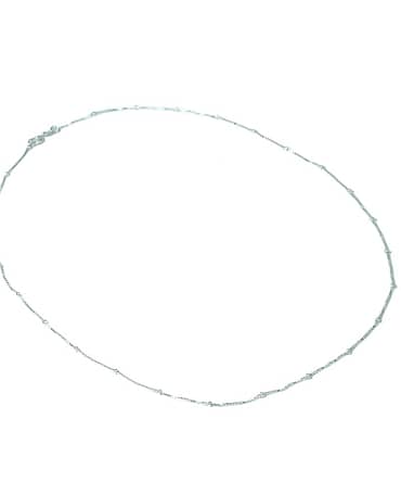 Colar Bolinhas Prata 925 50 cm